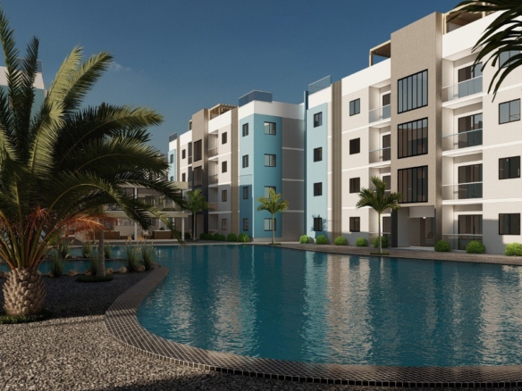 Apartamentos y en Bávaro Punta Cana, desde US$58,795 de 1,2 y 3 hab.