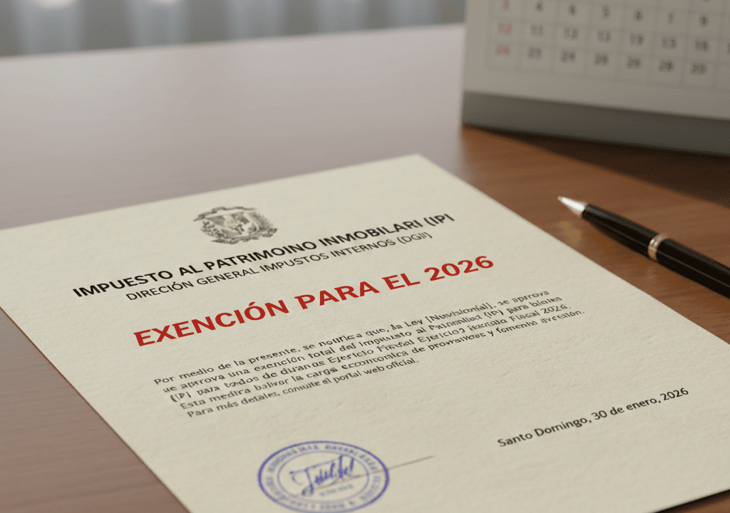 Impuesto Patrimonio Inmobiliario IPI 2026 Exención RD.
