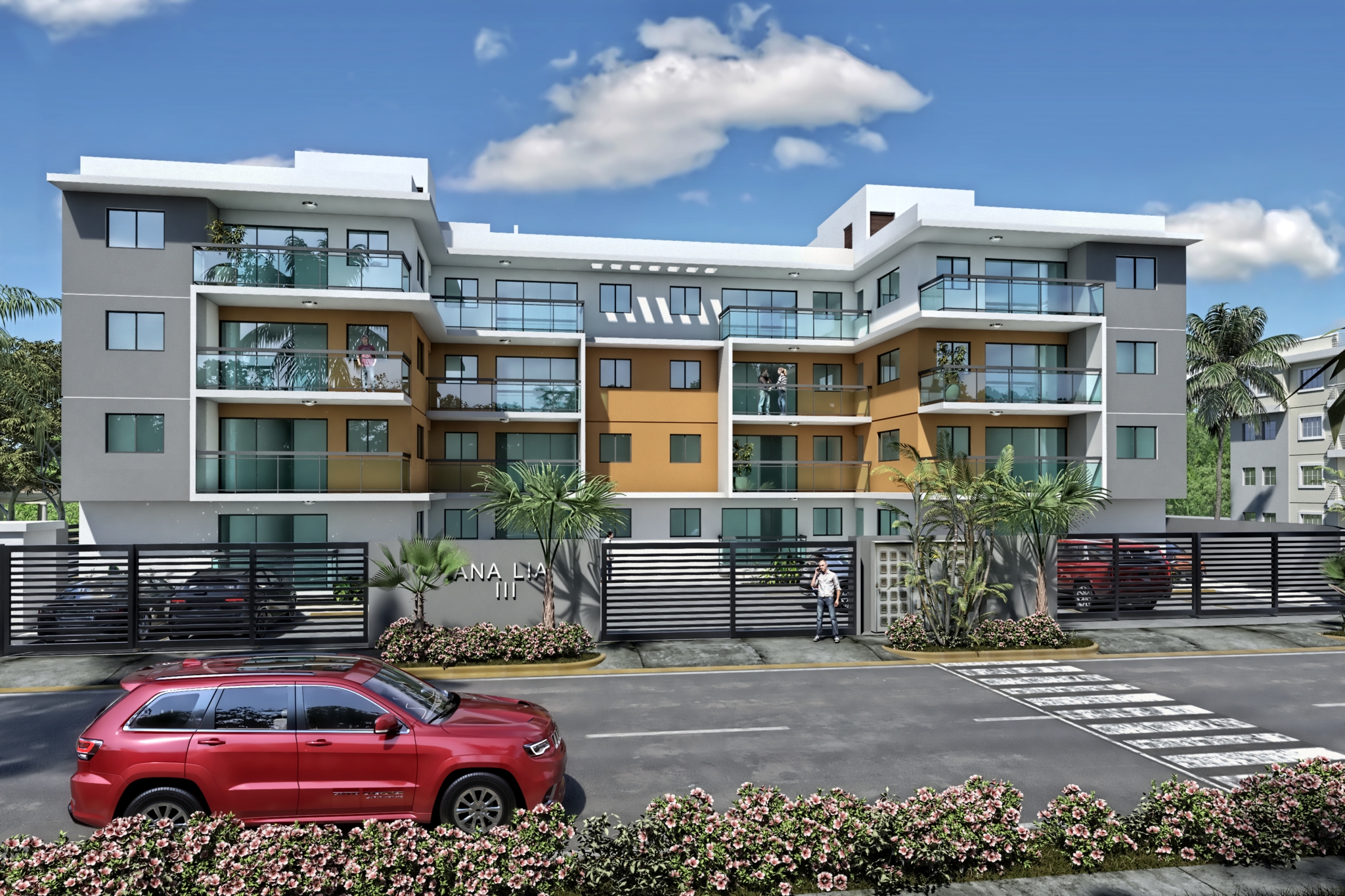 Venta de apartamentos en Mirador del Este con balcón corrido