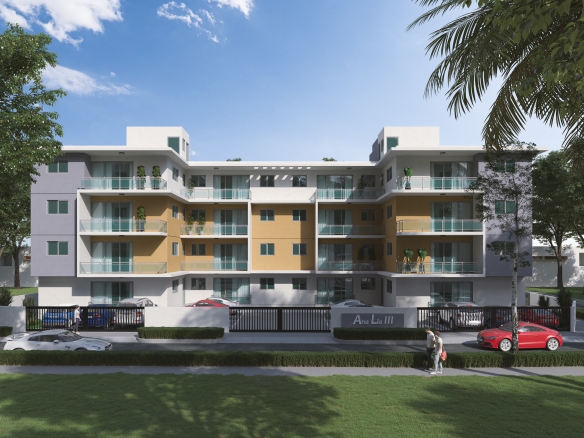 Venta de apartamentos en Mirador del Este con balcón corrido