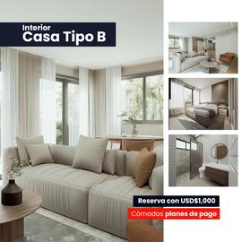 casas en venta en Santo Domingo Norte con áreas verdes y seguridad