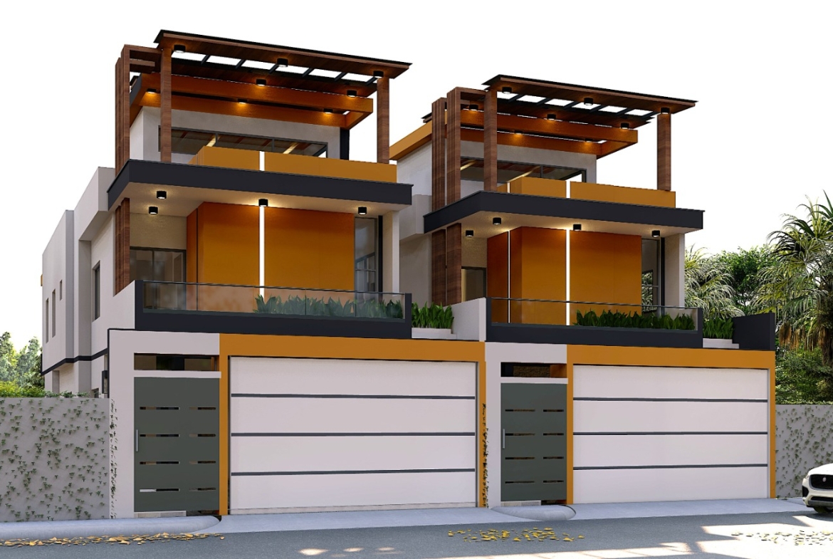 casa en venta en Prado Oriental Santo Domingo Este con terraza y patio