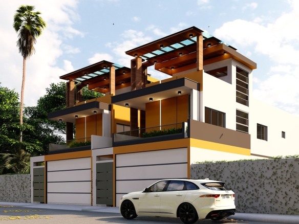 casa en venta en Prado Oriental Santo Domingo Este con terraza y patio