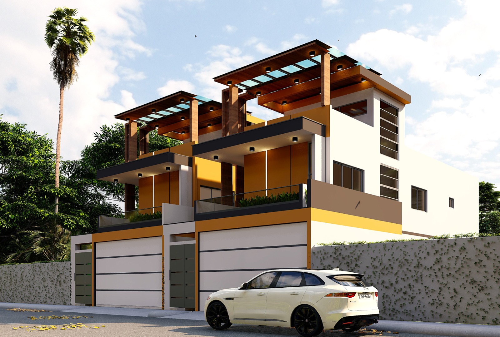 casa en venta en Prado Oriental Santo Domingo Este con terraza y patio