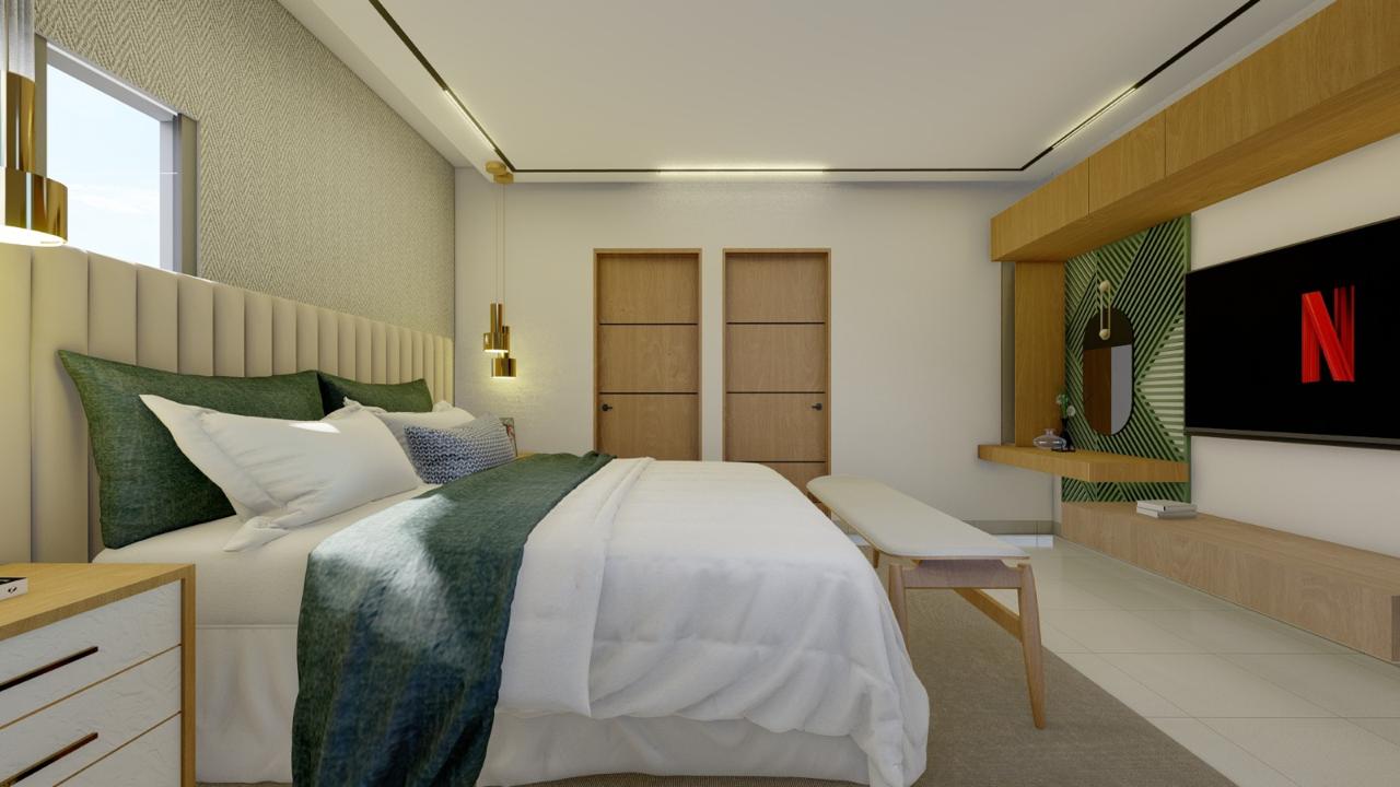 casa en venta en Prado Oriental Santo Domingo Este con terraza y patio