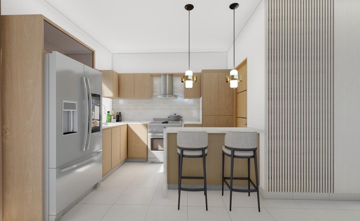 casa en venta en Prado Oriental Santo Domingo Este con terraza y patio