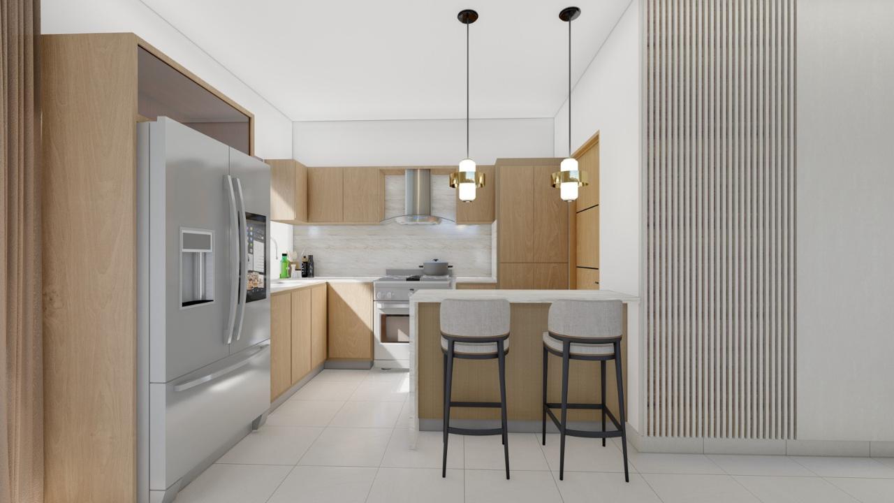 casa en venta en Prado Oriental Santo Domingo Este con terraza y patio