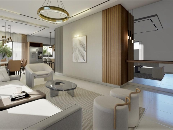 casa en venta en Prado Oriental Santo Domingo Este con terraza y patio