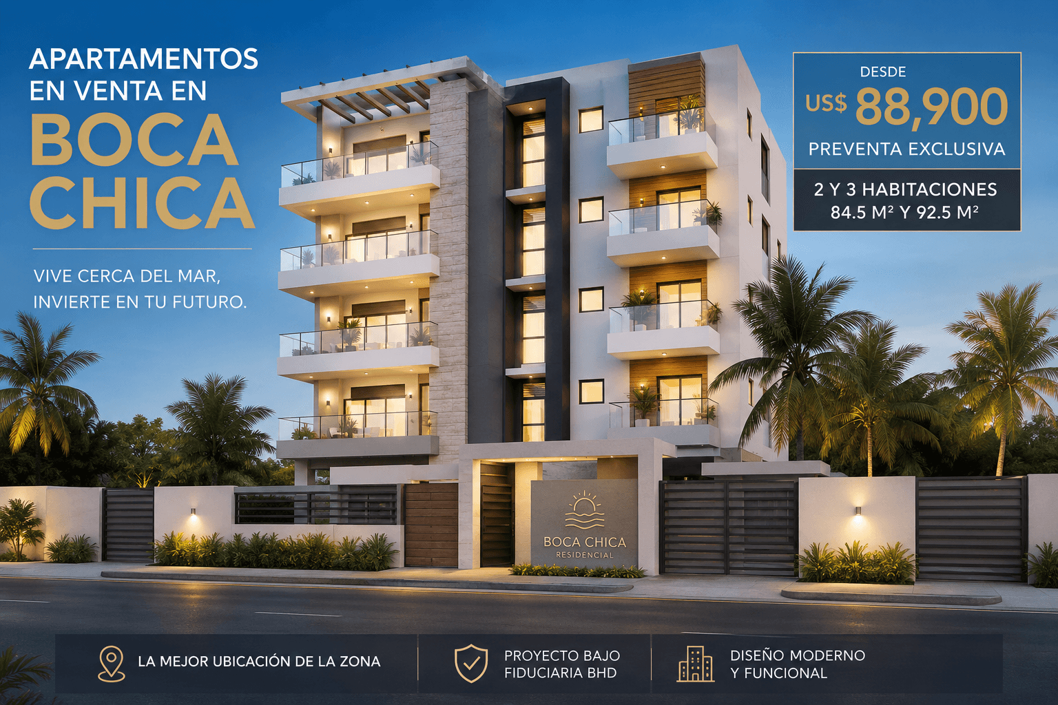 apartamentos en Boca Chica proyecto residencial preventa