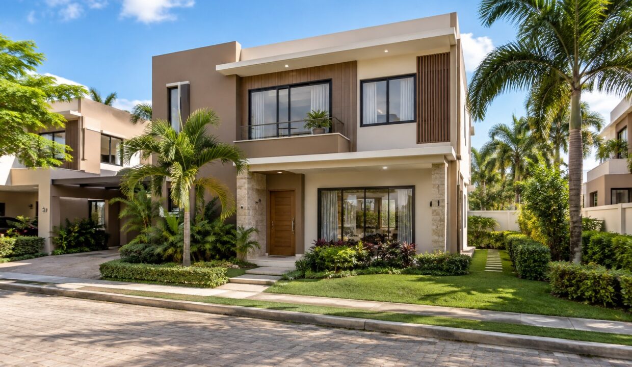 Casa moderna en Santo Domingo Norte